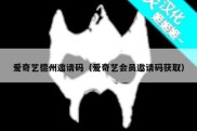 爱奇艺德州邀请码（爱奇艺会员邀请码获取）