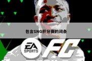 包含SNG积分赛的词条