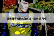 德州奥马哈模式怎么玩（德州 奥马哈）