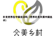 扑克世界在中国合法吗（世界扑克大赛中国选手）