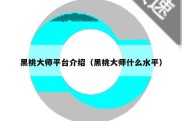 黑桃大师平台介绍（黑桃大师什么水平）