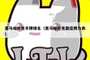 奥马哈扑克手牌排名（奥马哈扑克最佳牌力表）