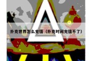 扑克世界怎么充值（扑克时间充值不了）