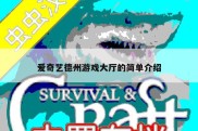 爱奇艺德州游戏大厅的简单介绍