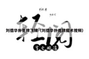 刘德华扑克牌飞牌（刘德华扑克牌魔术视频）