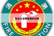 包含小丑牌客服的词条