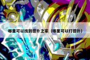 哪里可以找到德扑之家（哪里可以打德扑）