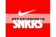 传奇扑克技巧攻略的简单介绍