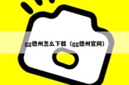 gg德州怎么下载（gg德州官网）