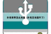 扑克世界怎么充值（扑克王充值不了）