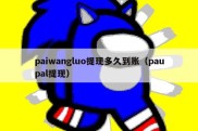 paiwangluo提现多久到账（paupal提现）