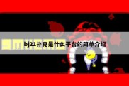 bj21扑克是什么平台的简单介绍